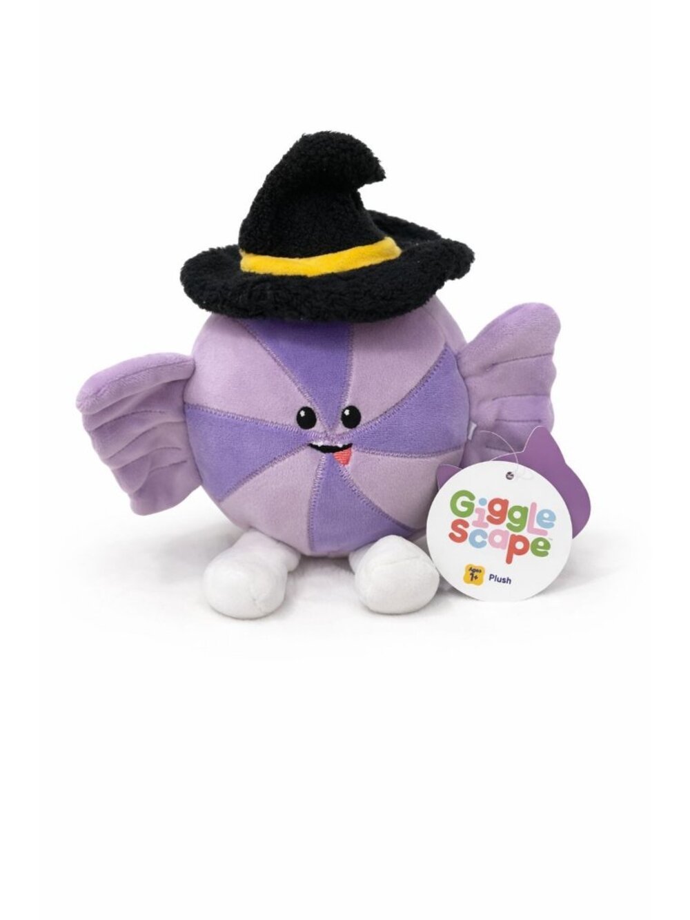 Gigglescape 2025 Halloween Candy Plush Purple Witch Hat Toy New with tags